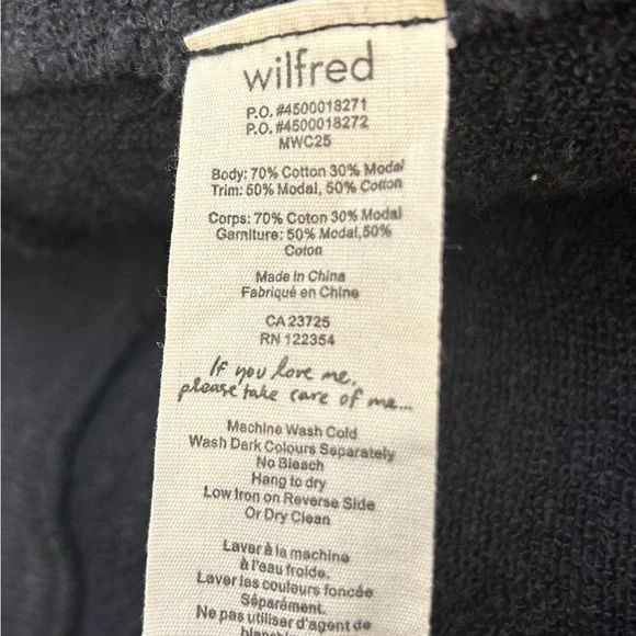 Wilfred Charcoal Open Front Cardigan - Picture 8 of 8